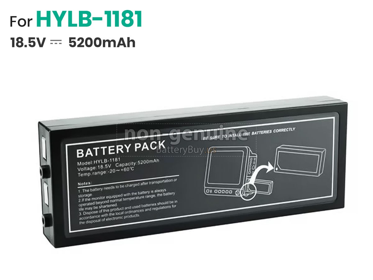 battery for ZOLL HYLB-1181