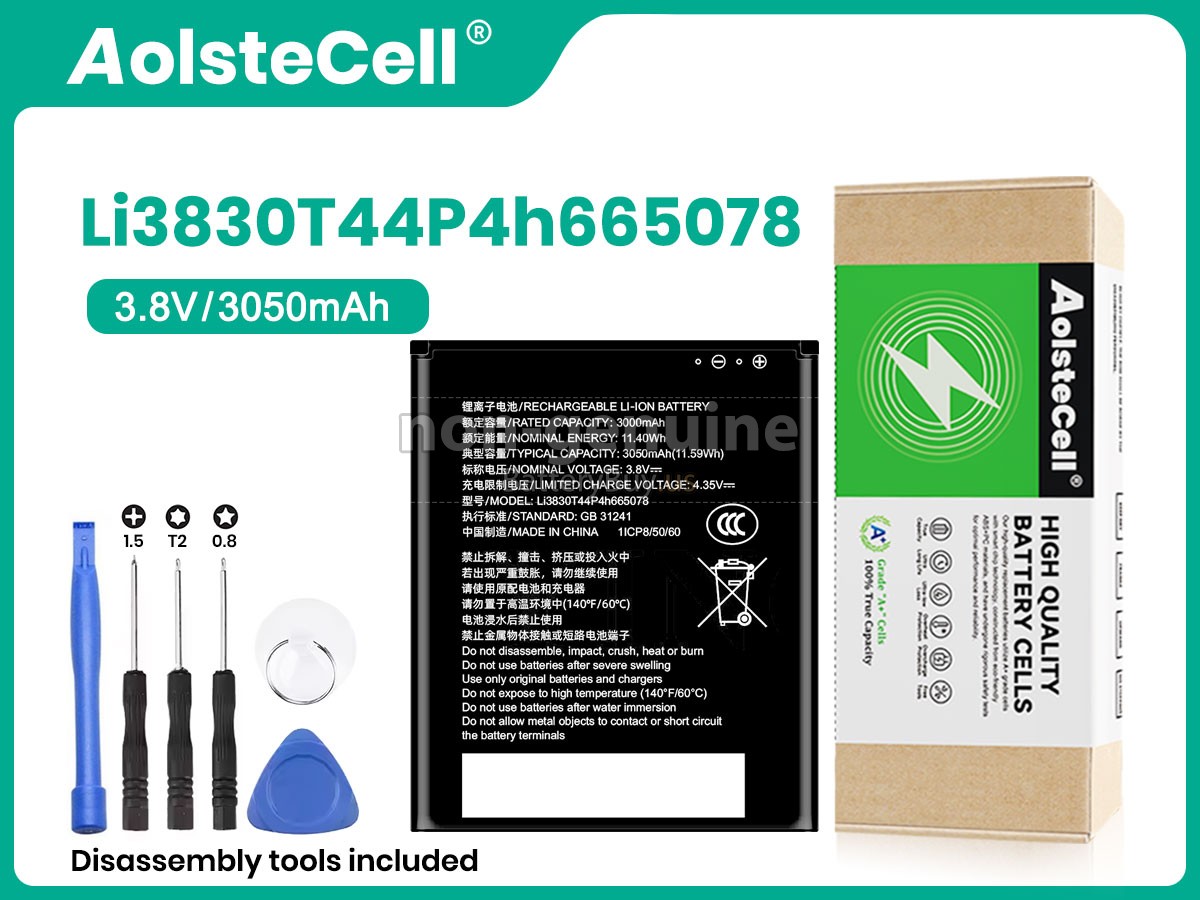 battery for ZTE LI3830T44P4H665078